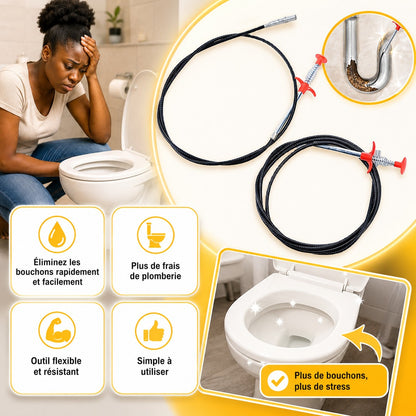 Quels sont les avantages de l'Outil de débouchage flexible ?