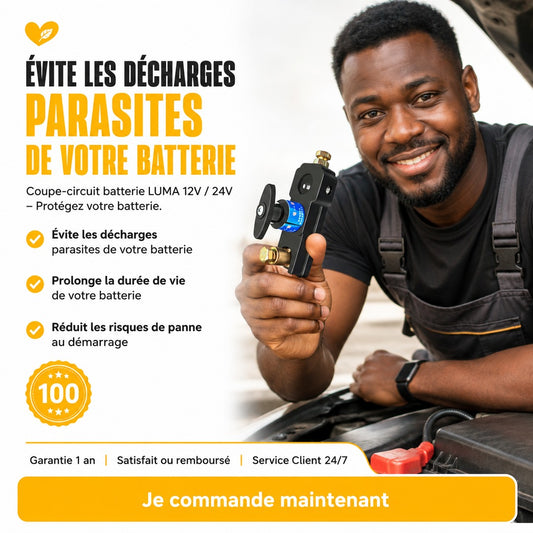 Coupe-Circuit Batterie LUMA 12V / 24V - Protégez votre batterie